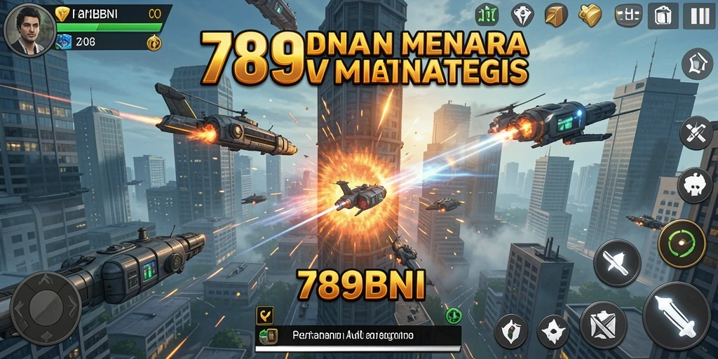 Tampilan gameplay 789BNI yang menegangkan dalam Tower Defense.
