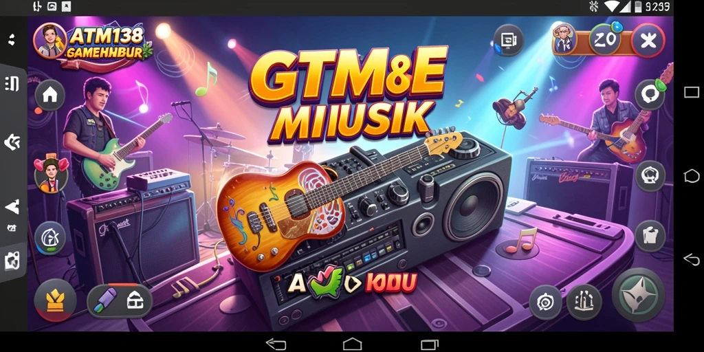 Screenshot gameplay ATM138 menampilkan keseruan bermain musik.