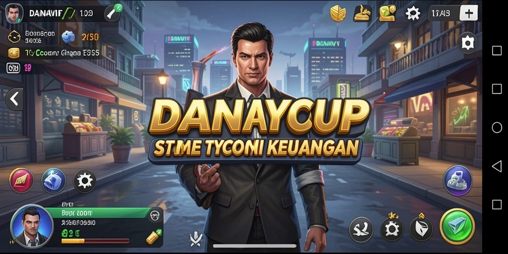Tampilan gameplay <strong>DANAVIP</strong> yang penuh strategi dan manajemen.