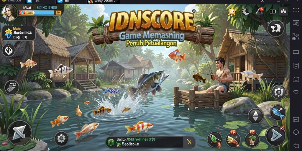 Tangkapan ikan besar di dalam game IDNSCORE yang seru.