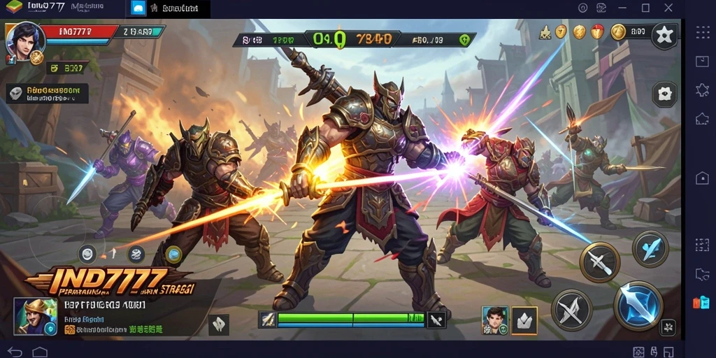 Tampilan gameplay menarik dari IND777 yang penuh dengan aksi strategi.