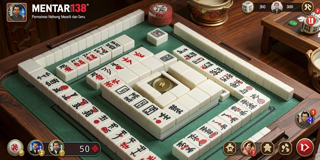 Gameplay MENTARI138 menunjukkan keseruan permainan Mahjong yang menantang.