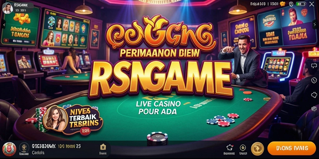 Tampilan gameplay RSNGAME yang menarik dan mendebarkan dari Live Casino.