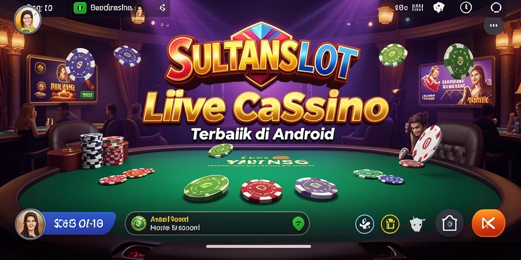 Tampilan gameplay mendebarkan di SULTANSLOT Live Casino.