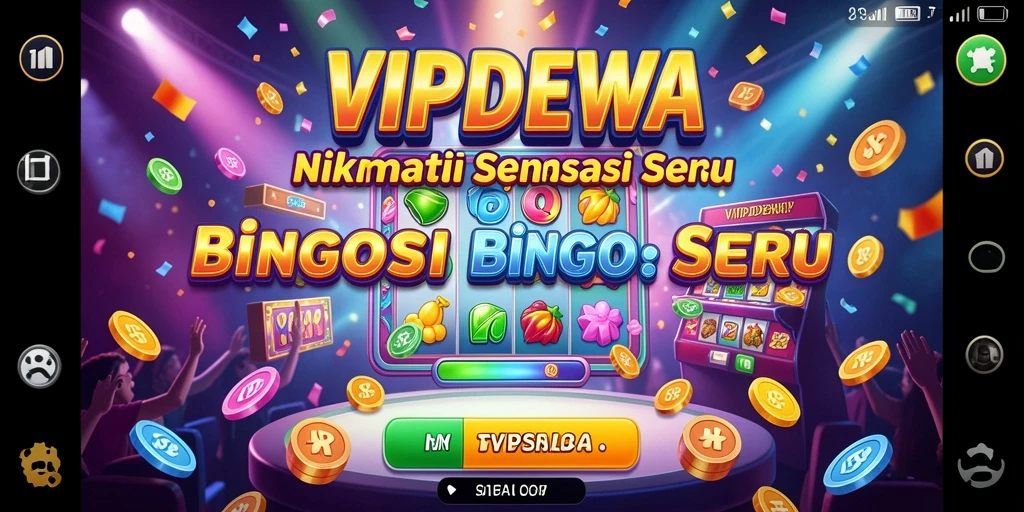 Tampilan gameplay Bingo yang mendebarkan dalam VIPDEWA.